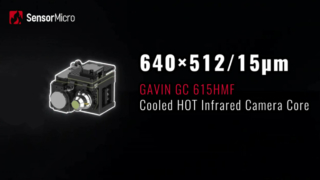 Lõi camera hồng ngoại 640×512/12µm được làm mát HOT với nhiệt độ hoạt động cao lên tới 150K