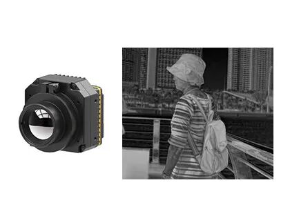 Mô-đun máy ảnh nhiệt không làm mát LWIR 640x512 17μM cho an ninh