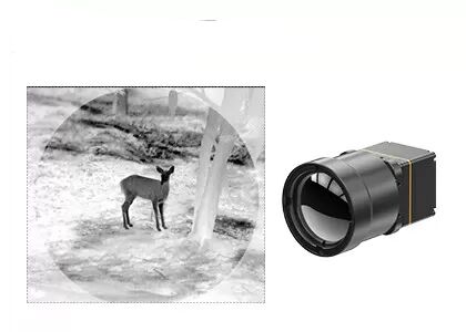 Lõi camera LWIR hình ảnh nhiệt rõ ràng với đầu dò hồng ngoại 640x512 12μM