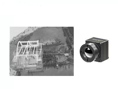 Tiny Size Uncooled Infrared Camera Core 40mk 0.7W for UAV Payloads