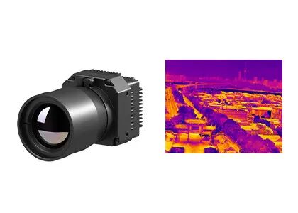 Uncooled LWIR 1280x1024 Thermal Camera Module For Thermal Security Camera