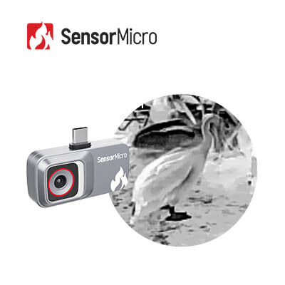 Máy ảnh nhiệt cắm với độ phân giải 256 × 192 và kích thước pixel 12μm cho điện thoại thông minh thông qua giao diện USB 2.0