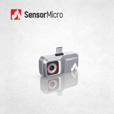 Camera ảnh nhiệt gắn ngoài cho điện thoại thông minh giá cả phải chăng với độ phân giải 120×90 và Gói cấp wafer kích thước điểm ảnh 12μm