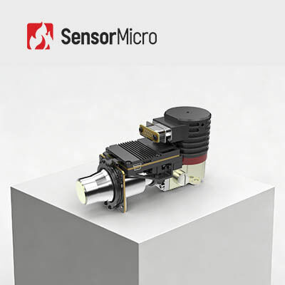 Lõi camera hồng ngoại FPA MWIR làm mát với độ phân giải 320x256 và ống kính 55mm để chụp ảnh khí quang học