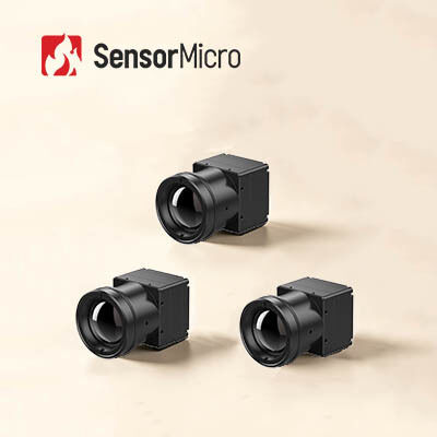 Lòng máy ảnh nhiệt LWIR không làm mát với ống kính Athermal Fixed Focus 384x288 độ phân giải và phạm vi quang phổ từ 8μm đến 14μm