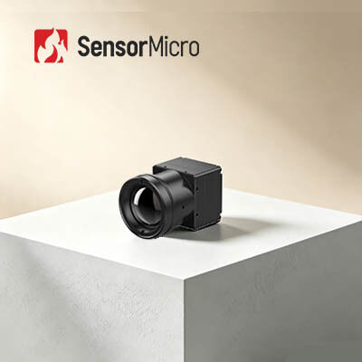 Mô-đun nhiệt nhẹ 384x288 không làm mát với 17μm VOx Microbolometer và tiêu thụ điện thấp 0,65W